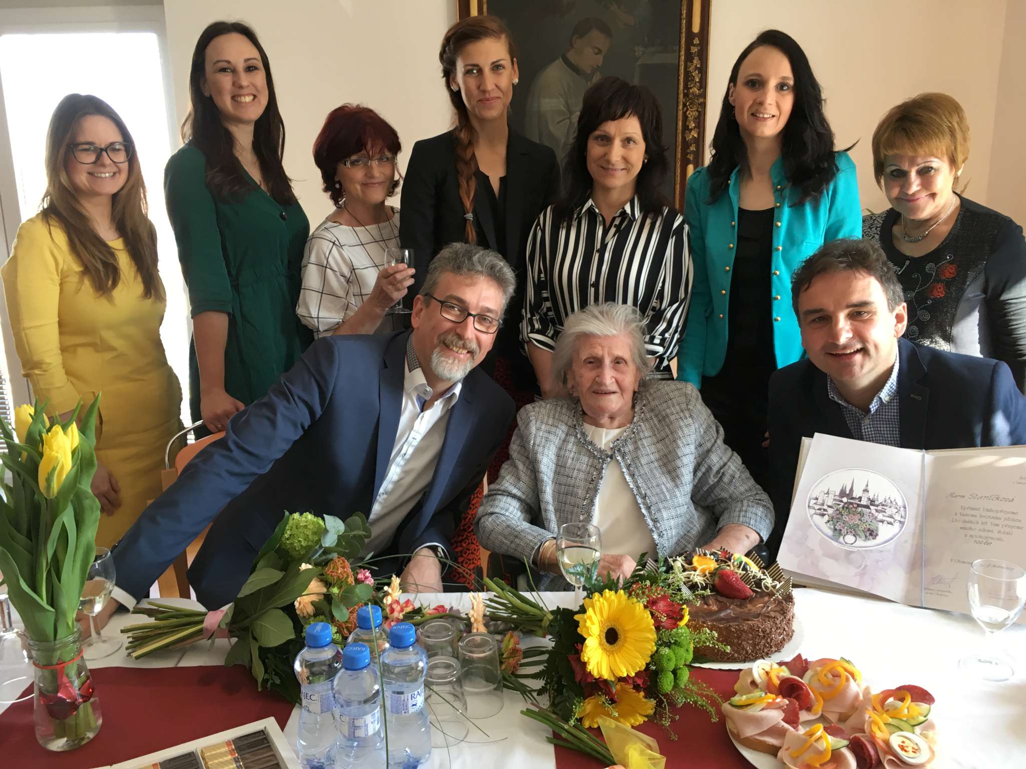 Oslava 100. narozenin v SeniorCentru Olomouc