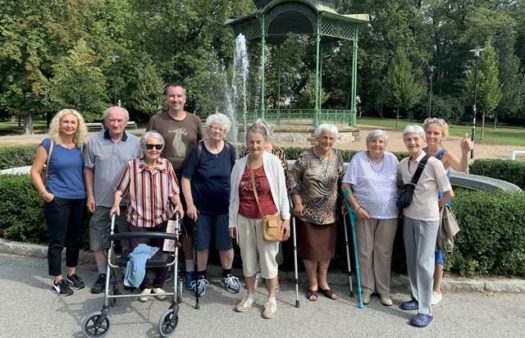 Výlet do Smetanových sadů s klienty SeniorCentra Olomouc